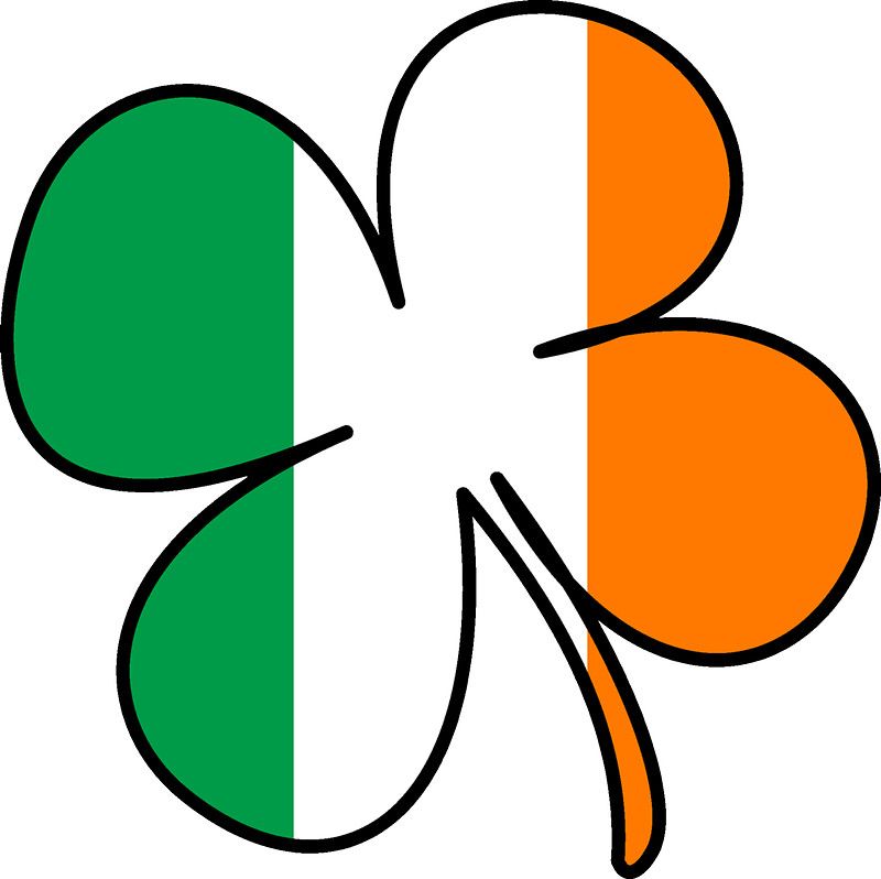Le trèfle symbole officieux de l'Irlande