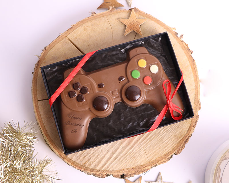 Chocolat personnalisé : la manette de jeu en chocolat