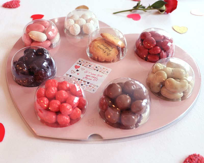 Palette de chocolats et biscuits personnalisable