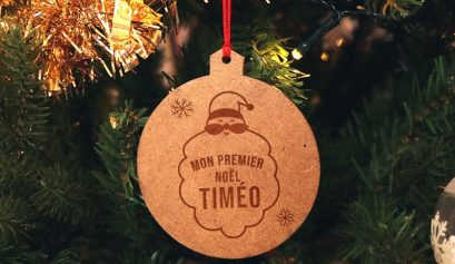 Boule de Noël mon premier Noël personnalisée