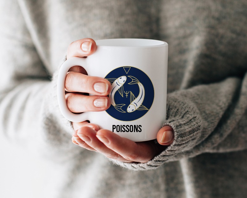 Mug personnalisé Astro Poissons