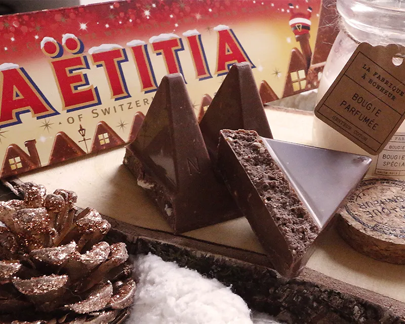 Chocolat de Noël personnalisé : le Toblerone de Noël prénom