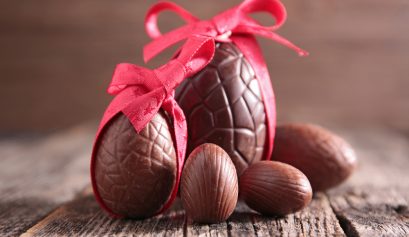 Oeufs de Pâques en chocolat