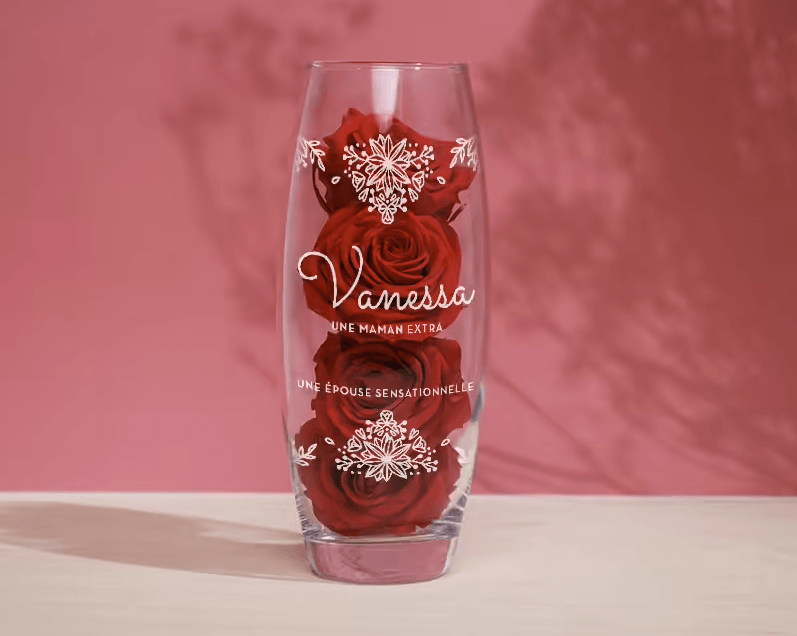 Vase personnalisé Vanessa Maman Extra Epouse Sensationnelle