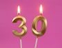 Ballons d'anniversaire qui forment le nombre 30