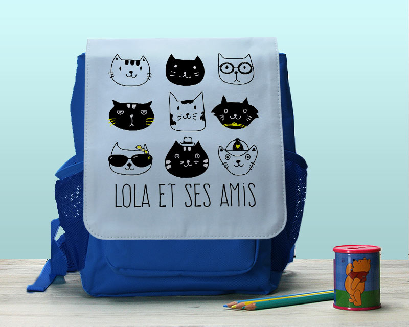 Sac à dos chat personnalisé