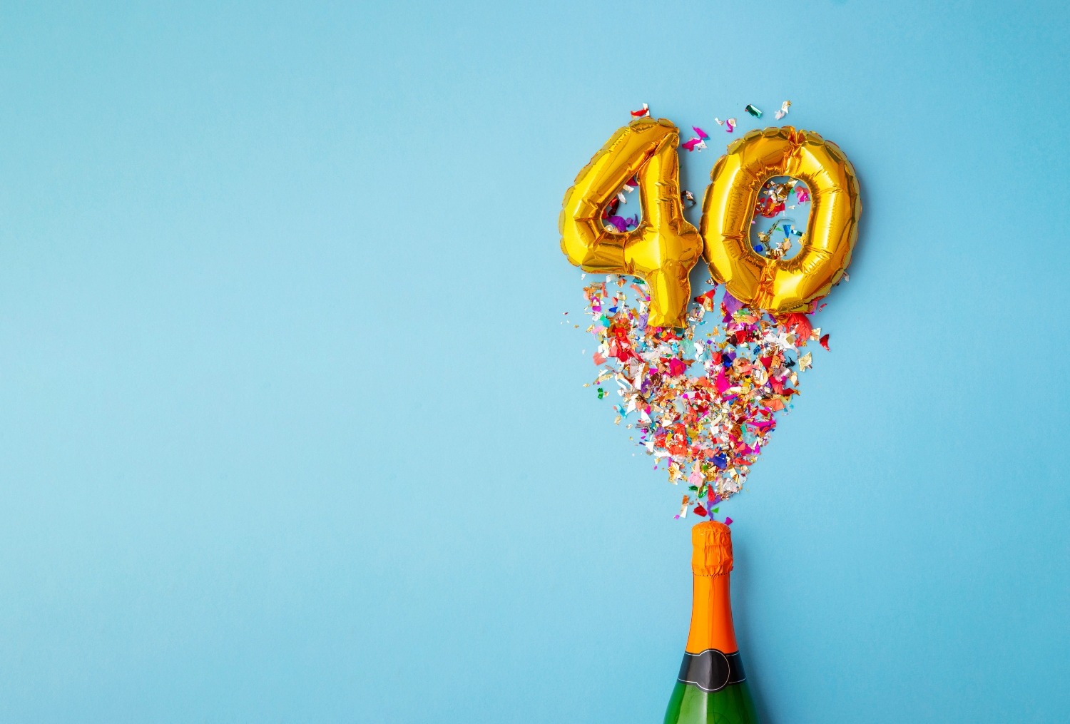 Décorations de fête du 40e anniversaire pour adultes, tasse