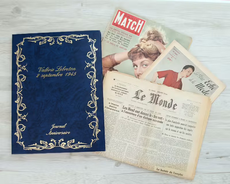 Journal de l'année de naissance