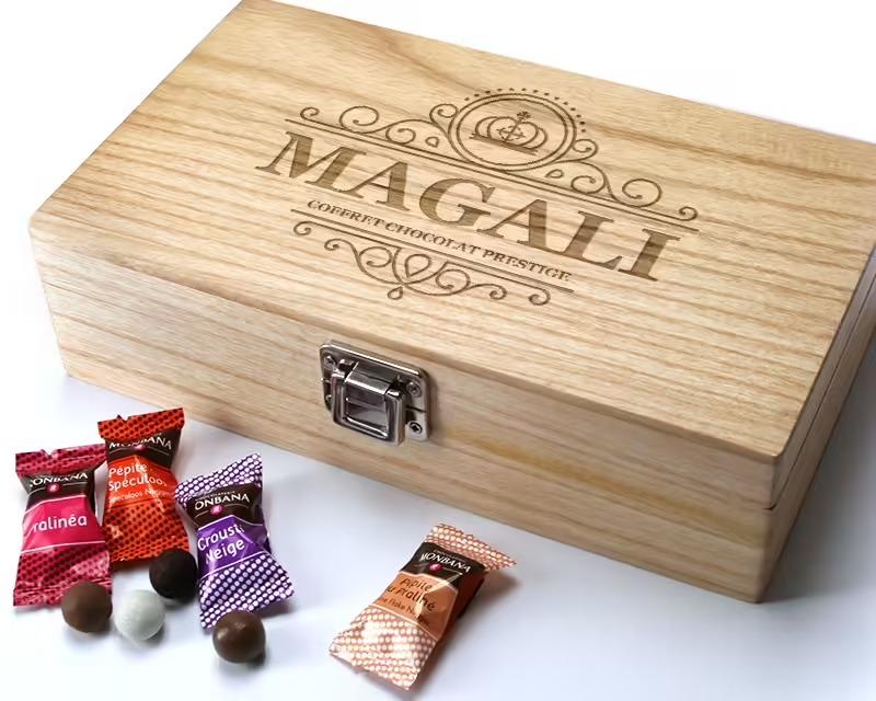 Coffret de chocolats personalisé