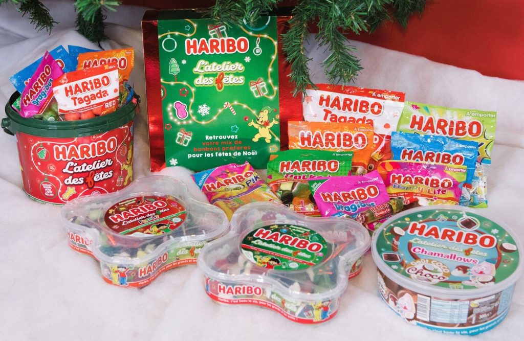 Offrez des bonbons colorés pour Noël