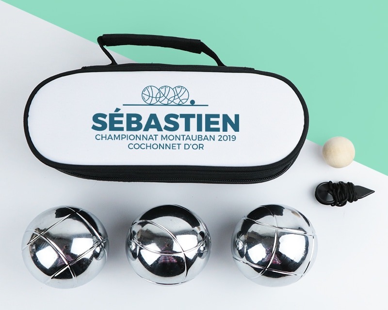 Cadeau de Noël : sacoche de pétanque