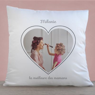 Coussin Coeur Photo
