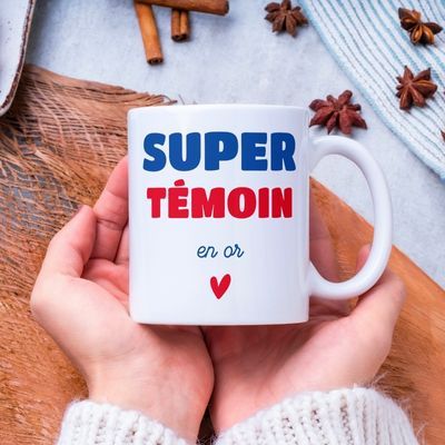 Mug personnalisé - Super Témoin