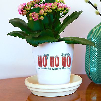 Pot de fleurs personnalisé - Collection Hohoho !