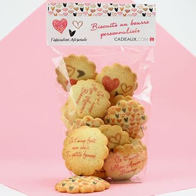 Biscuits Personnalisables - Amour