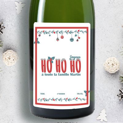 Champagne personnalisé - Collection Hohoho !