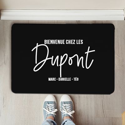 Paillasson personnalisé Message