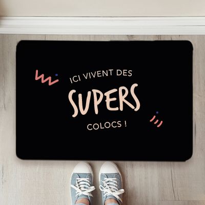 Paillasson personnalisé - Ici vivent des ...