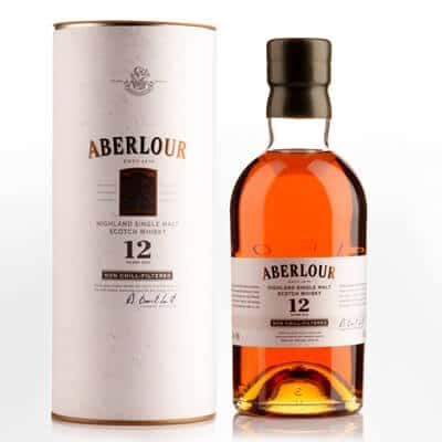 Whisky Aberlour 12 ans d’âge et son verre personnalisable