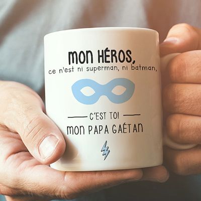 Mug personnalisé - Mon héros
