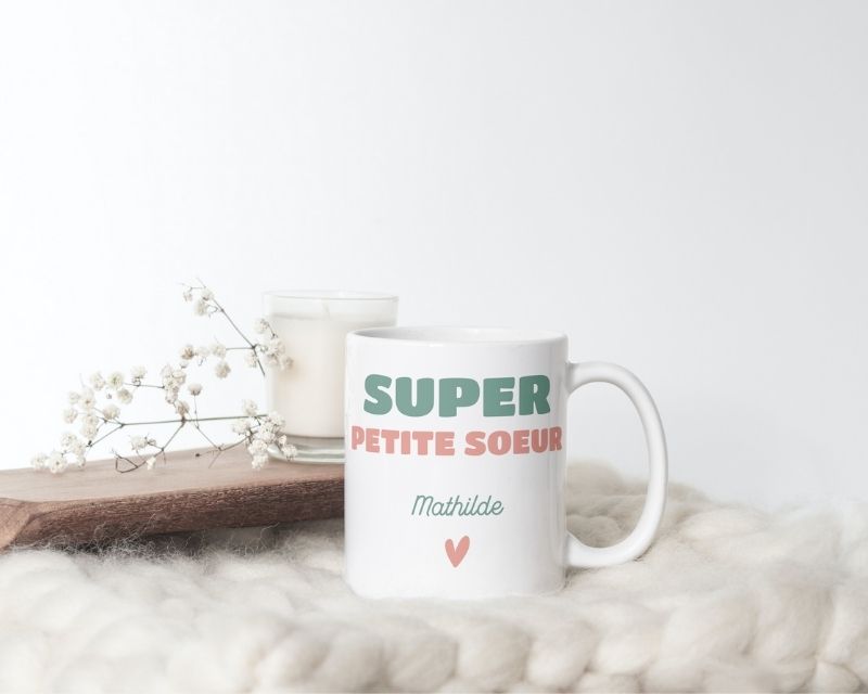 Mug personnalisé - Super Petite soeur
