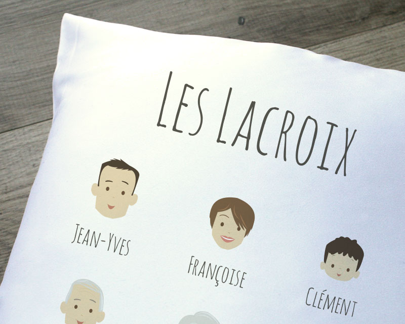 Coussin personnalisé - Family Circus