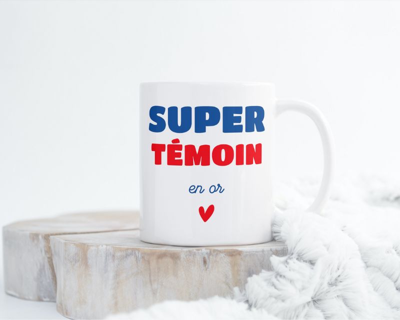 Mug personnalisé - Super Témoin