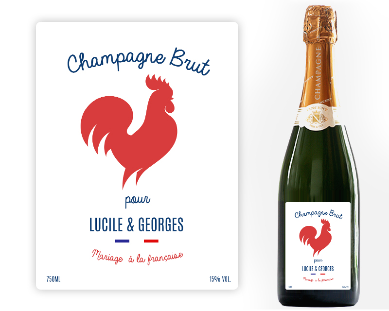 Champagne Personnalisable - French Touch