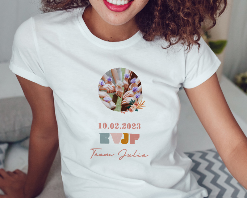 T-shirt femme personnalisé - Enterrement de vie de jeune fille