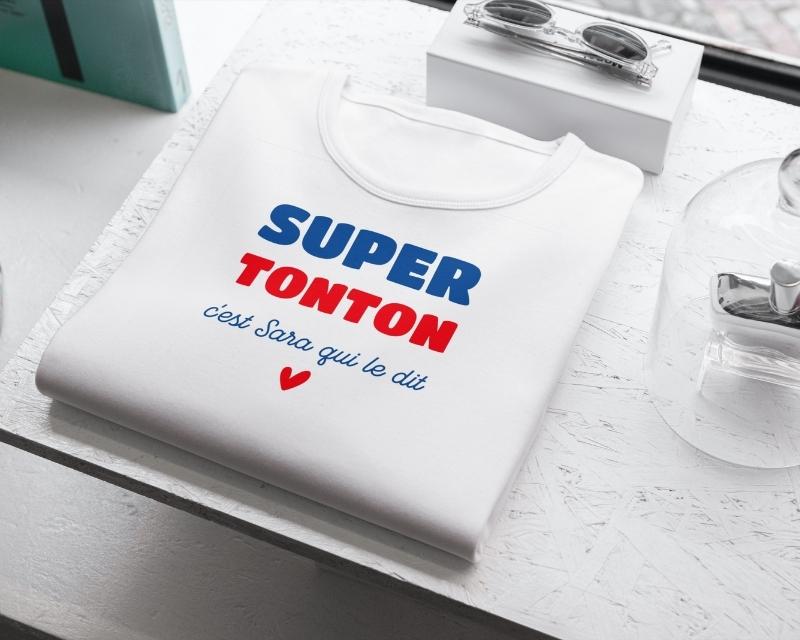 T-shirt homme personnalisé - Super Tonton