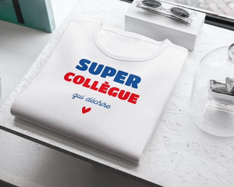T-shirt homme personnalisé - Super Collègue