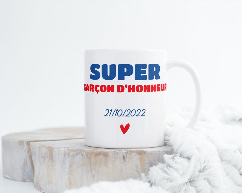 Mug personnalisé - Super Garçon d'honneur