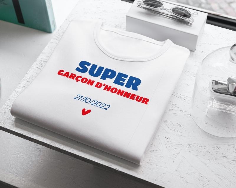 T-shirt homme personnalisé - Super Garçon d'honneur