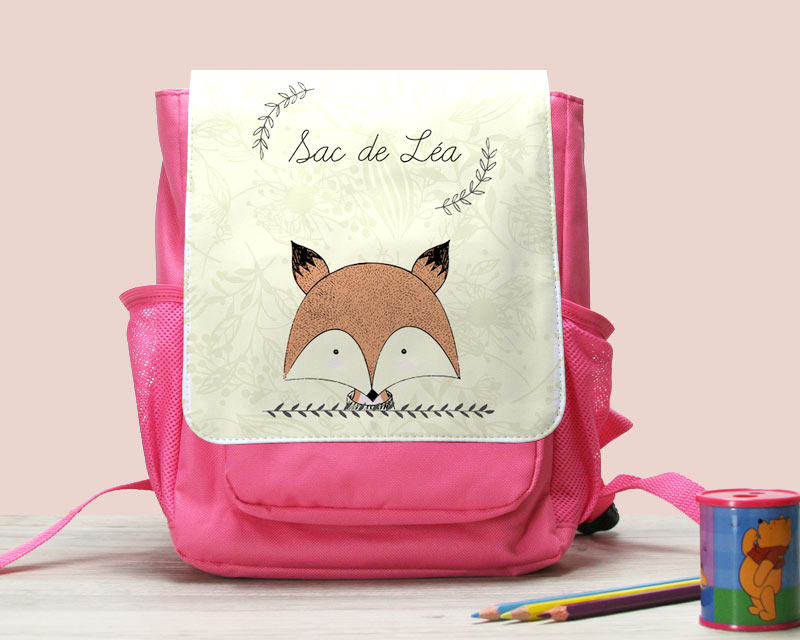 Sac à dos enfant Personnalisable - Renard