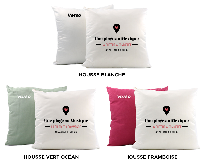 Coussin personnalisé - Là où tout a commencé