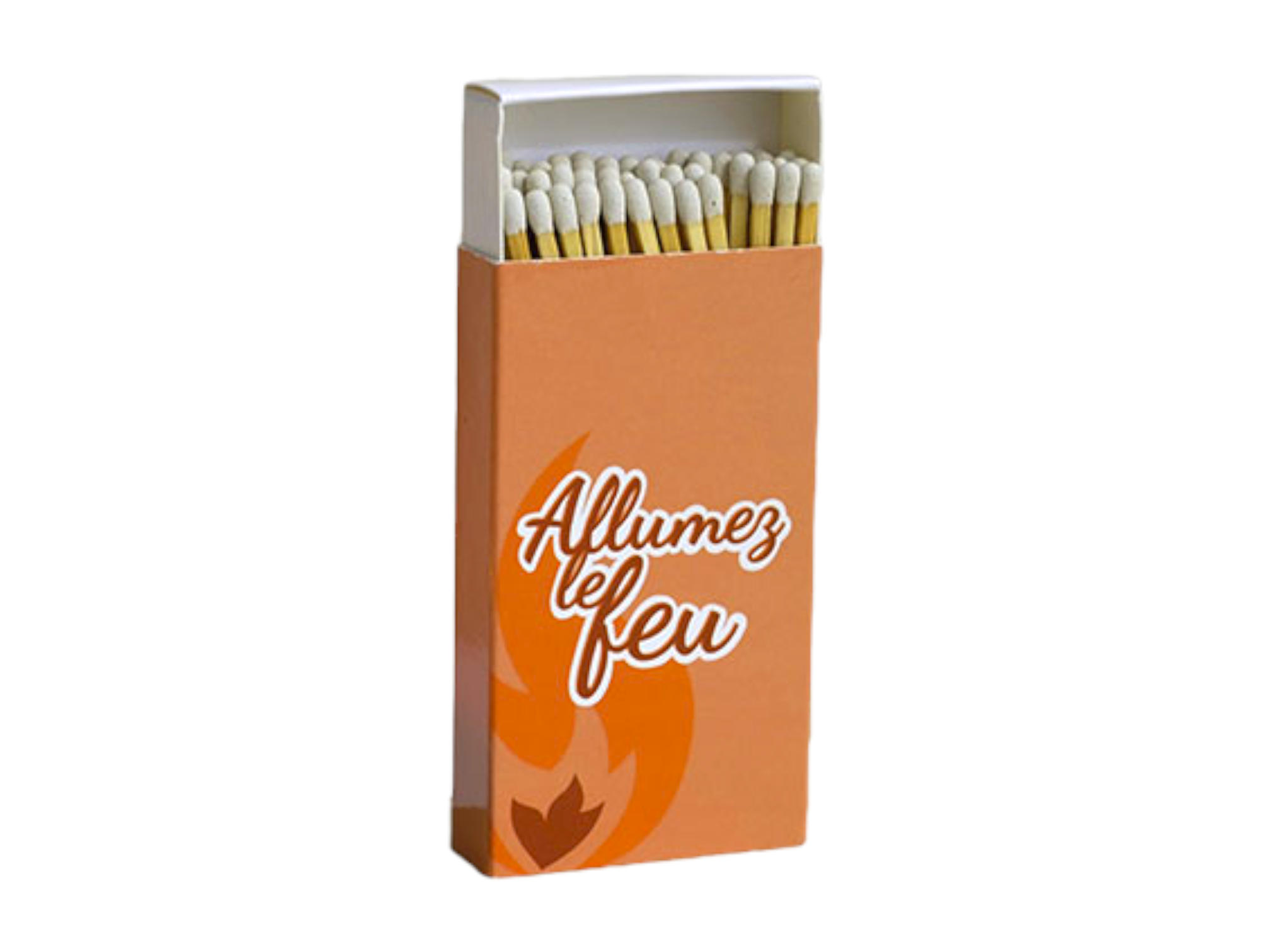 Boîte d'allumettes XXL "Allumez le feu"