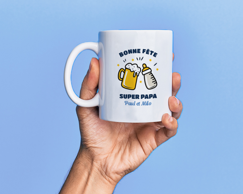 Mug personnalisé - Chacun son biberon !