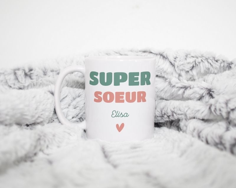 Mug personnalisé - Super Soeur
