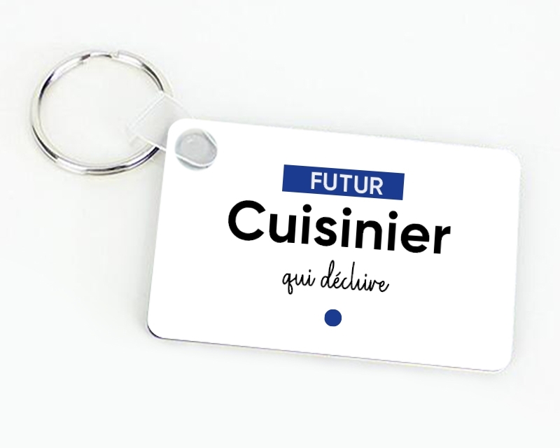 Porteclés personnalisé Futur cuisinier