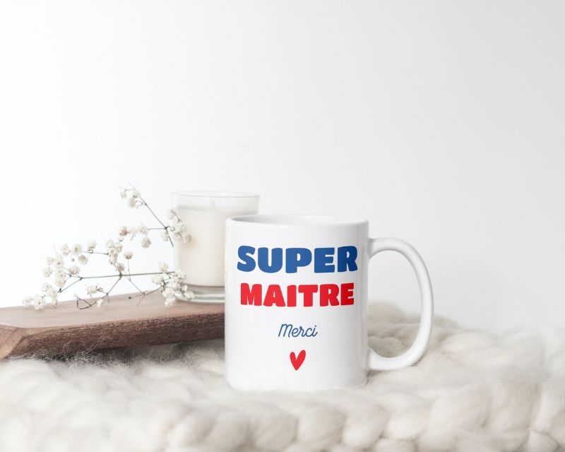 Mug personnalisé - Super Maitre