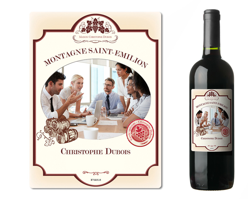 Bouteille de Vin Mon entreprise