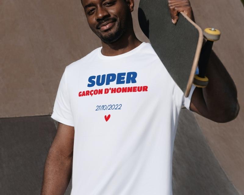 T-shirt homme personnalisé - Super Garçon d'honneur