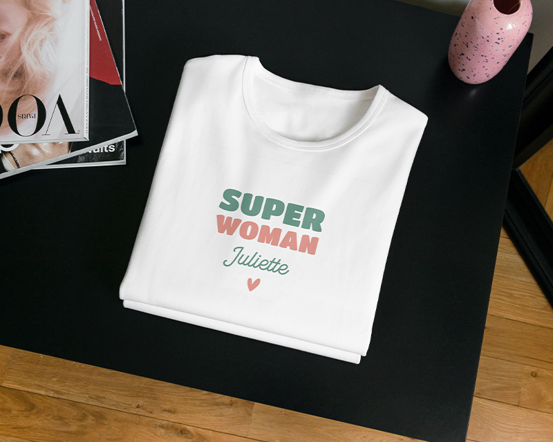 T-shirt femme personnalisé - Super