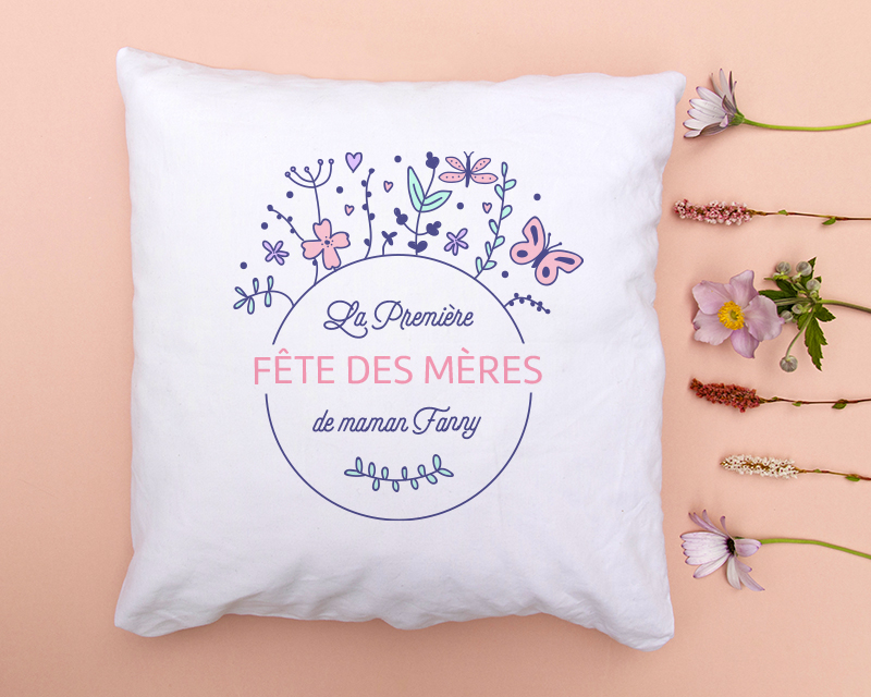 Coussin personnalisé - Collection Première Fête des Mères