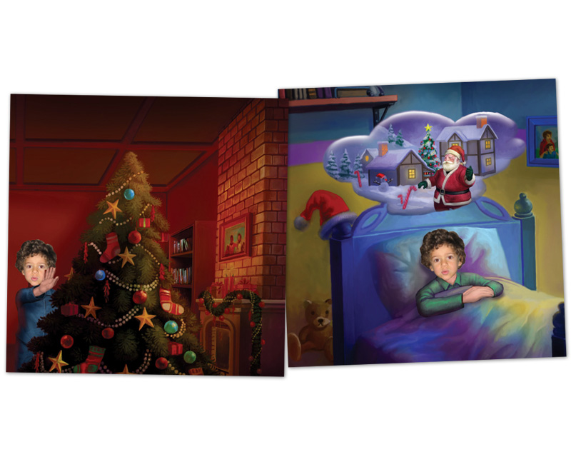 Le Livre personnalisé : Au Pays du Père Noël