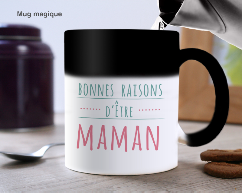 Mug personnalisé - Les bonnes raisons d'être une Maman - Family Circus