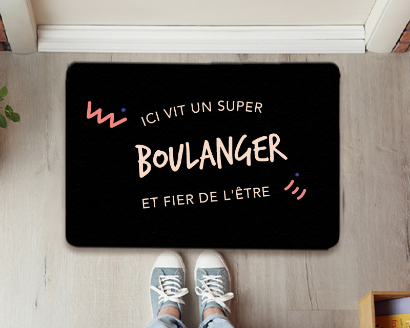 Paillasson personnalisé - Boulanger