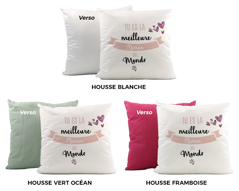 Coussin personnalisé - Tu es la meilleure du monde