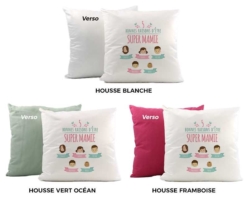 Coussin personnalisé - Les bonnes raisons d'être - Family Circus
