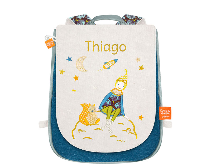 Sac à dos pour enfant personnalisé - Le garçon et l'écureuil